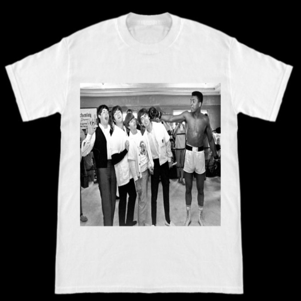 Muhammad Ali and The Beatles boxing Champion